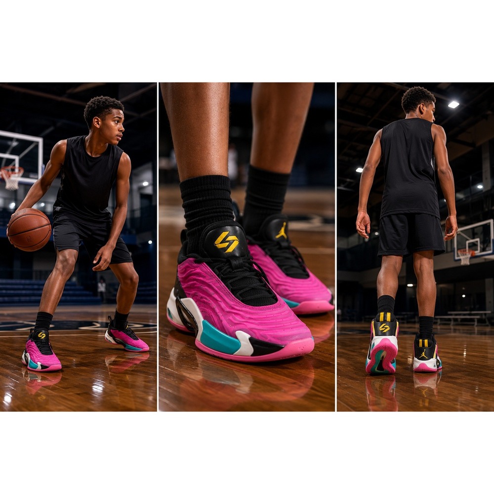 Jordan Luka 3 Imaginarium Kids Size 4Y/Womens 5.5 Pink Gold Jade FQ8185-600